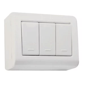 Conjunto Caixa 3 Interruptores Simples250v/ 10a - Tramontina